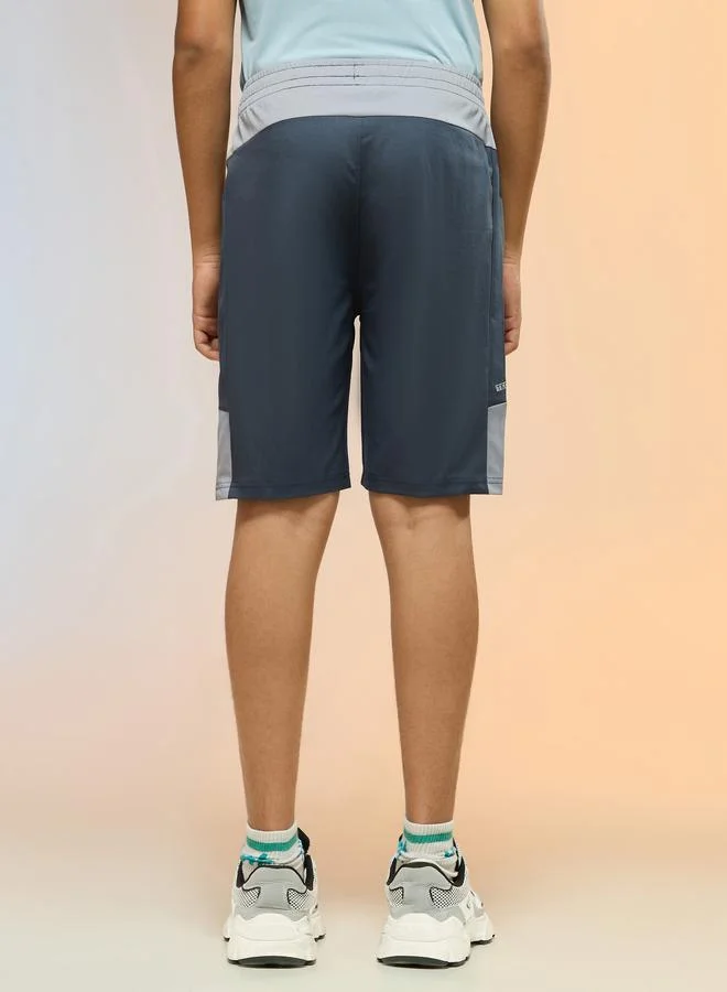 Technosport  Boys Slim Fit Sports Shorts With Ts Flexi for Men | Best Price UAE